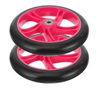 minkissy Ruote per Scooter in Poliuretano Antiscivolo 175mm X 30mm, Set da 1 Paio ad Alta Elasticità per Monopattini Elettrici e Skateboard, Sostituzione Resistente All’usura