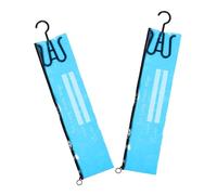 minkissy Sacchetti per Parrucche con Ganci in Pvc Impermeabili 2 Pezzi, Borsa Porta-extension Chioma Resistente per Organizzazione e Conservazione, per Protezione e Viaggio