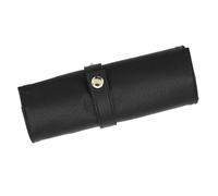 minkissy Sacchetto Rullo Orologio Portatile Nero, Organizer da Viaggio Facile da Pulire che Previene lo Scivolamento Dell'orologio, per Uso Quotidiano e Viaggi