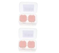 minkissy Scatola Da 2 Pezzi custodia per gli occhiali lente custodia per obiettivo portatile scatole per bicchieri portaocchiali contenitori custodia per lenti contenitore per lenti
