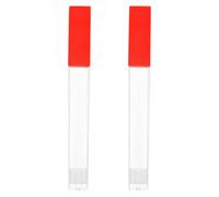 minkissy Scatola porta termometro, custodia protettiva in plastico rosso, 2 pezzi, per termometri e strumenti ad ago, trasporto comodo