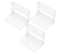 minkissy Scatole di Plastica Trasparente per Cassette Audio, Set 3 Pezzi con Bordo Quadrato, Custodie Protettive per Conservazione Sicura e Rinnovo Collezioni, Organizer per Appassionati