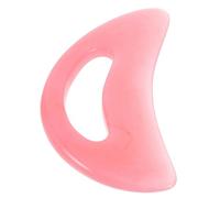 minkissy Scheda raschiatura di tipo strumento di massaggio facciale massaggiatore per la schiena palmare strumento di bellezza in acciaio inossidabile resina rosa