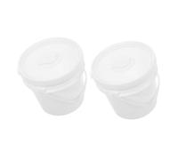 minkissy Secchio Portaoggetti Per Salviette in Plastica Con Coperchio E Maniglia Dispenser Per Salviette Per Bambini Per Auto Bagno E Cucina