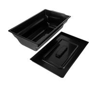 minkissy Sedile per Wc per Anziani in Plastica Nera Forma Sagomata, Facile da Pulire e Connessione Sicura per Sedia a Rotelle, per Assistenza Medica e Visite Notturne