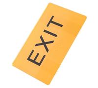 minkissy Segnale Di Uscita in Braille Per Esterni Segnaletica Braille in Acrilico Cartello Con Etichetta Forniture Blinder Per Inclusione