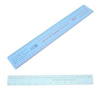 minkissy Set 2 Pezzi Righello di Argilla da Ritiro in Ceramica e Righello Morbido in Plastica, Strumento di Misurazione per Sculture in Argilla, Forniture per Ceramica Fai da Te