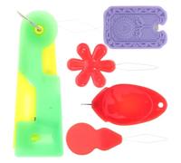 minkissy Set 5 Pezzi Infila-ago per Cucito Manuale e Macchina, Strumento per Inserimento Filo in Aghi a Cruna Piccola, Accessori Cucito Fai da Te per Sartoria e Maglia, Colore Casuale