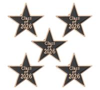 minkissy Set 5 Spille Distintivo per la Stagione delle Lauree 2026 Spilla Ricordo per la Laurea Emblema Accessori Decorativi per Cappotti e Cappelli di Dottorato Regalo Festa di Laurea