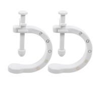 minkissy Set da 2 Massaggiatori per Punti di Agopressione con Clip Regolabile, Strumenti Manuali per Massaggio Tessuti Profondi di Mani, Piedi e Polsi, Portatili per Casa, Ufficio e