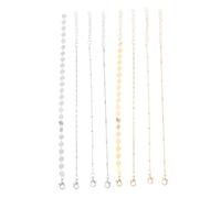 minkissy Set Da 8 Pezzi Braccialetto disco cerchi tubi progetto multiplo bracciale per charm bracciale charm bracelet braccialetti da polso bracciali a catena da polso Rame ambientale