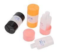 minkissy Set Da Toeletta Da Viaggio Da 3 Pezzi Materiale Sicuro Flaconi Campione A Prova Di Perdite Per Cosmetici E Shampoo