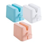 minkissy Set Di 3 Estrusori Per Spremitura Dentifricio in Plastica Manuale Per Dentifricio Viso Bianco