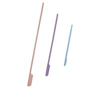 minkissy Set Di 3 Spatole in Silicone Per Il Trucco Del Viso Riutilizzabili Per Una Pulizia Profonda Colore Casuale