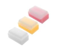 minkissy Set Di 3 Spazzole in Spugna Da Bagno Spazzola Per Lo Sviluppo Sensoriale Dei Neonati Spazzola Morbida Per Massaggio Con Cappuccio Per Un Bagno Sicuro