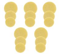 minkissy Set di Copritasti per Ottavino Giallo, Protezione per Chiavi Aperte del Flauto Piccolo Tenuta Ermetica e Maggiore Comfort per Dita, per Banda e Pratica Musicale