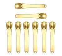 minkissy Set Di Cucchiai Per - 8 Cucchiai in Metallo Per Crema Contorno Occhi - Trucco Viso Uso Maschera - Leggero Facile Da Pulire