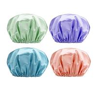 minkissy Set Di Cuffie Da Bagno Da 4 Pezzi in Materiale Eva Verde Per Da Donna Per Il Trucco E La Spa