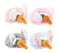 minkissy -set Di Fasce Per Lasting Ears - 4 Pezzi Versatili Per Trucco Maschera Viso E Gestione Dei