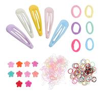 minkissy Set Di Ornamenti Per Per Bambine 565 Pezzi Fascette Per Fermagli A Scatto Elegante Collezione Di Accessori Per