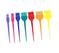 minkissy Set Di Pennelli Per La Colorazione Dei 7 Pezzi Pettine Per La Colorazione Punte Morbide Design Delicato Sul Cuoio Capelluto Per Corti Ricci E Lisci Colore Casuale