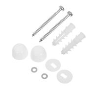 minkissy Set Di Sostituzione Di Bulloni Per Wc 10 Pezzi Tappi E Bulloni Bulloni Per Pavimento Wc Bulloni Di Ancoraggio Wc Per Riparazione Scarico