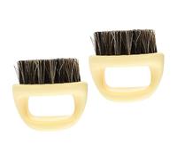 minkissy Set Di Spazzole Per Barba 2 Pezzi Spazzola Per Setole Per Uomo Spazzola Per La Rimozione Dei Per Lo Styling Della Barba Facile Da Usare Nel Barbiere