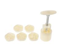 minkissy Set Stampi per Mooncake 50g Pressa Manuale in Plastica per Dolci Fai da Te, Strumenti la Cottura di Torte, Accessori da Cucina per Preparazioni Casalinghe