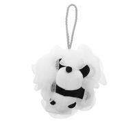 minkissy Simpatico Fiore Da Bagno A Forma Di Panda Rosso Per Bambini E Bambine Morbido Giocattolo Da Bagno in Spugna Scrub Per La Doccia