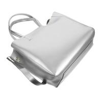 minkissy Spalla Splittata Tote Bag con Pochette Cosmetica Inclusa Grigio e Versatile per Formali