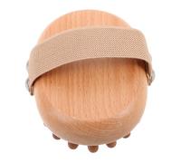 minkissy Spazzola Massaggiante in Legno Punta Multipla Per Stimolazione Dei Punti Di Agopuntura Su Tutto Corpo Pettine in Legno Naturale Con Effetto Ammortizzante