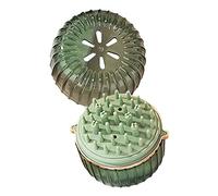 minkissy Spazzola Per Capelluto Per Lavaggio Capelli Massaggiatore Portatile Per Esfoliante Capelluto Pettine Da Viaggio Facile Da Usare Per Adulti e Ragazza