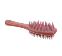 minkissy Spazzola per Chioma a Manico lungo 2 in 1, Massaggiatore e Pettine Esfoliante per Cuoio Capelluto in Silicone, Spazzola per Shampoo e Doccia per Chioma Bagnati e Asciutti,