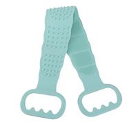 minkissy Spazzola per Corpo Scrub da Bagno Fascia per Massaggio Schiena Asciugamano Doccia Setole Morbide per Pulizia Corpo Ganci Silicone per Appendere Compatto per Uso Colore Casuale