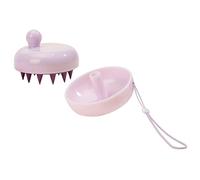minkissy Spazzola per Massaggio Chioma per Ragazzo Ragazza Setole in Tpe e Corpo in Pp, Facile da Pulire, per Lavaggio Profondo del Cuoio Capelluto nel Bagno Colore Casuale