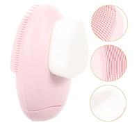 minkissy Spazzola Per Pulizia Del Viso Doppio Lato Una Parte in Silicone L'altro in Setole Morbide Esfoliante Delicato Per Tutti i Tipi Di Pulizia Profonda Dei Pori Uso Multifunzionale Per