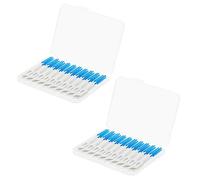 minkissy Spazzolini Interdentali Accessori per L'igiene Orale Portatili 80 Pezzi Set Pulitori per Spazi i Denti, Utilizzo Professionale per Famiglia, Viaggio e Lavoro