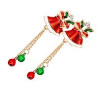 minkissy Spilla Campanella Natale in Spilla Natalizia Per Vestiti Camicie Sciarpa Zaino Decorativa e Creativa