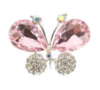 minkissy Spilla Di Di Cristallo Toppe Per Scarpe Con Strass Creazione Di Decorazioni Per Toppa Decorativa Per Indumenti Decorazioni Per Indumenti Nome Rosa Lega