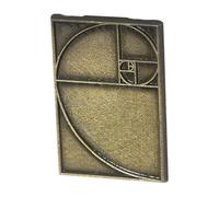 minkissy spilla perno della fotocamera perno di ricaduta gioielli di matematica perno scientifico perni dell'insegnante perni scientifici Metallo Dark Brown