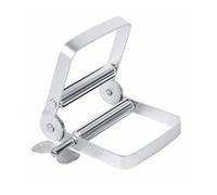 minkissy Spremi-dentifricio in Acciaio Inossidabile Strumento Manuale Per La Dei Dentifricio in Crema Facile Da Usare Clip Per L'estrazione Della Crema Argento