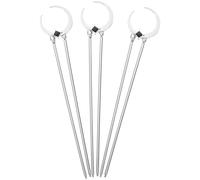 minkissy Squisita Forcina Per in Metallo 3 Pezzi Per Donne E Ragazze Stile Vintage A Forma Di Per Chignon