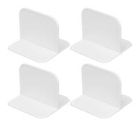 minkissy Stabilizzatori per Recinto Ragazzo Ragazza 4 Pezzi in Plastica Bianco Antiscivolo Accessori per Gioco Protetto e Fissaggio al Pavimento