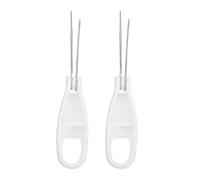 minkissy Strumento per Abbottonatura e Tirante per Cerniere - Supporto per Indossare Mano Singola, in Acrilico e Acciaio, per Routine Quotidiana e Cambio Abbigliamento