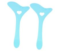 minkissy Strumento Per Il Timbro Delleyeliner Inferiore 2 Pezzi Per Donna in Silicone Facile Da Applicare Risparmia Fatica Nel Processo Di Trucco Degli Occhi