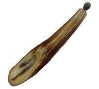 minkissy Strumento Scraping Horn Naturale Per Tube Horn Giallo Per Piedi e Schiena Colore Casuale Accessorio e Viaggio