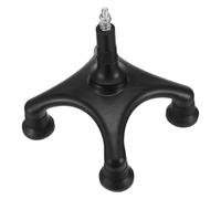 minkissy Supporto per Bastone da Passeggio Base Quadrata Antiscivolo Punte di Ricambio per Stampelle per Anziani Attacco senza Strumenti per Terreni Vari