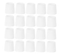 minkissy Tappi Dentifricio Plastica 50 Pezzi Coperchi Autosigillanti Anti-Perdita per Tubetti di Dentifricio e Unguenti Accessori Pratici per Bagno e Viaggio Tappo Svuota Bottiglia Bianca