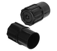 minkissy Tappo per Sassofono Alto Superficie Liscia e Design Unico in Plastica Nera, 2 Pezzi Accessorio Pratico per Protezione del Sassofono