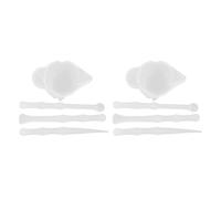 minkissy Tazze in Silicone per Miscelare Pigmenti 8 Set 2 Confezioni Bastoncini Agitatori, Accessori per Dipingere e Miscelazione Colore Casuale per Resina Riutilizzabile